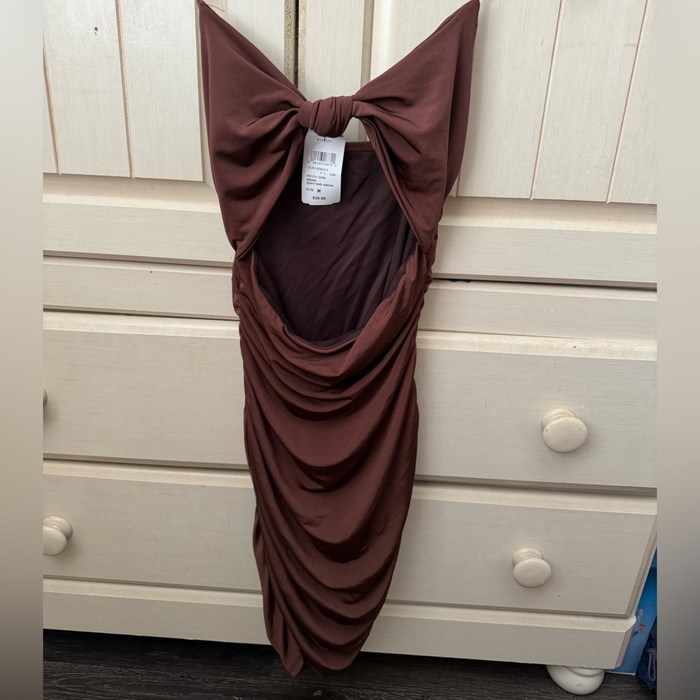 Brown dress